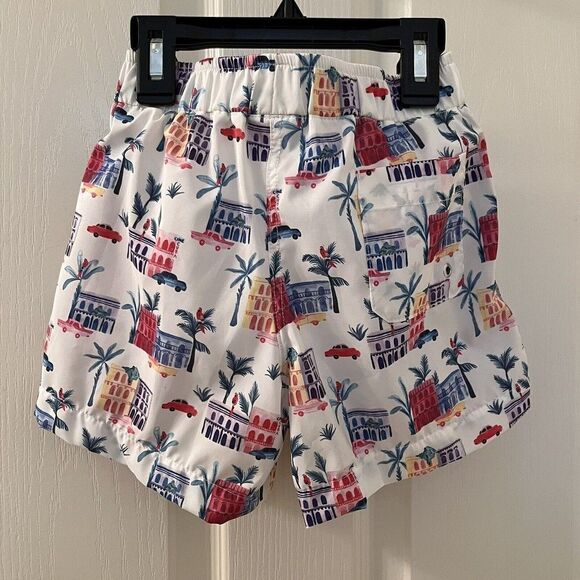 Lison Paris Cuba Swim Trunks Shorts Boys Size 6 NWT - Picture 11 of 12
